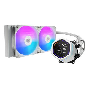 �y�G���g���[�ōő�10���|�C���g�zCooler Master �N�[���[�}�X�^�[ML Core Nex Digital 240 White ARGB MLX-D24M-A18PW-RD(2676691)����s�� ��������