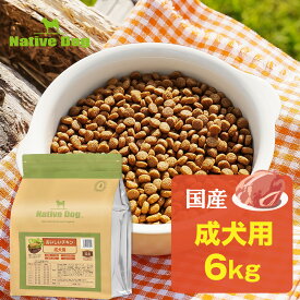 ネイティブドッグ　国産おいしいチキン 成犬用 6kg（3キロ×2袋）　ドッグフード