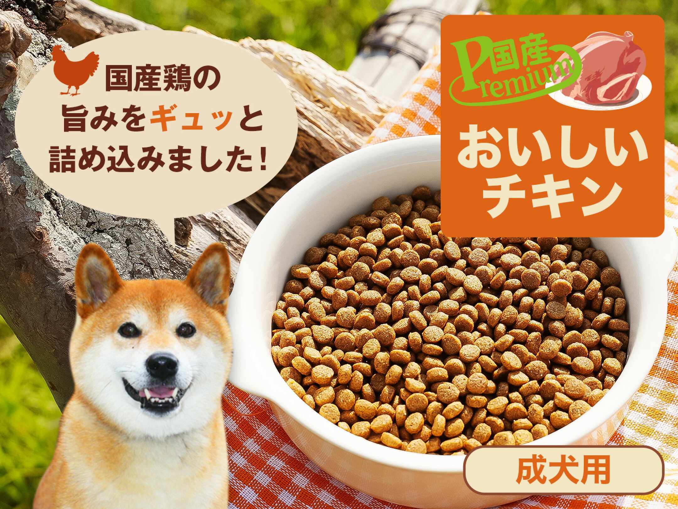 国産おいしいチキンドッグフード