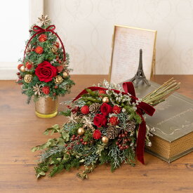 楽天市場 クリスマス スワッグ プリザーブドフラワー 花 観葉植物 花 ガーデン Diyの通販