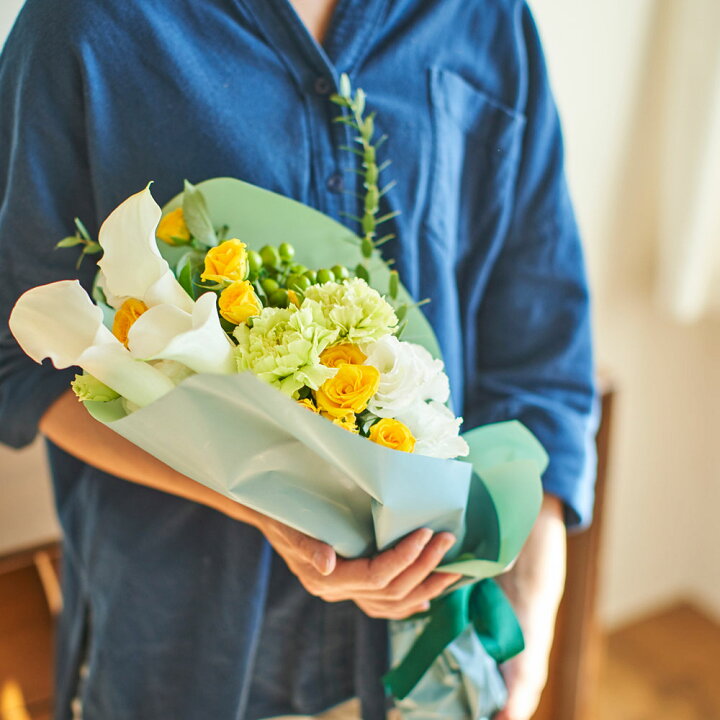 楽天市場 花束 ブーケ My Bouquet カラー 生花 プレゼント 誕生日 記念日 お祝い 結婚記念 送別会 卒業 インテリア おしゃれ 室内 花 ギフト 贈り物 ギフトセット インテリア おしゃれ 室内 花 ギフト 贈り物 イイハナ ドットコム
