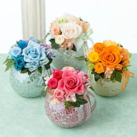 プリザーブドフラワー 結婚祝い バラ クリアケース ケース入り 選べる2色 「シャイニー・パレット」 フラワー ギフト 花 プレゼント 誕生日プレゼント お祝い 記念 贈り物 誕生日 結婚記念日 送別会 歓送迎会 退職祝い