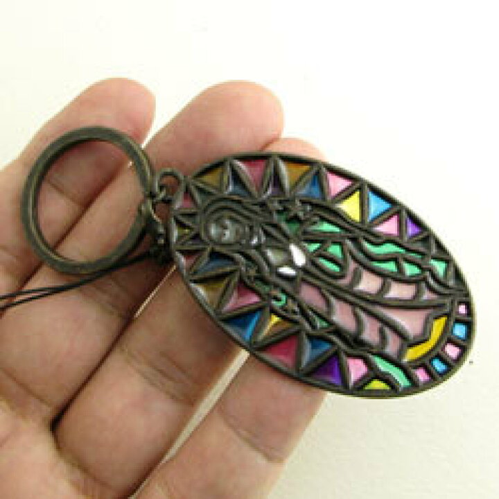 楽天市場 キーホルダー ステンドグラス風ストラップ キーホルダー スカル きのこ マリア様 ストラップ キーホルダー 5種類 Kk アクセサリー専科 イーアクセ