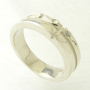 DAgDART ダグダート:Prece 『誕生石付き』合わせるとハートになる バースディストーン唐草柄シルバーリング(レディース)DR-296【指輪】【ペアリング】