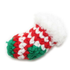 ブローチ レディース ハンドメイド クリスマス ニット帽 靴下 毛糸 KS56028