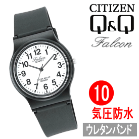 ＜シチズンQ＆Q＞　メンズ腕時計（ユニセックス）　ファルコン　ウレタンバンド／10気圧防水　 ＃VP46-852