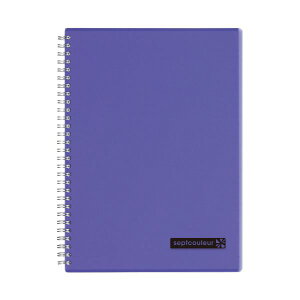 【送料無料】マルマンリングノート セプトクルール B5 7mm罫 80枚 パープル N571B-10 1セット(5冊)