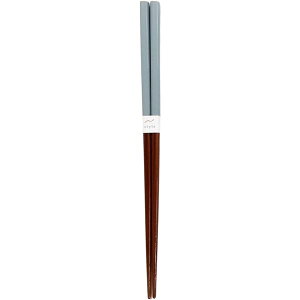 【送料無料】【10個セット】 アオバ 食洗箸 マルシェ 22.5cm ブルー