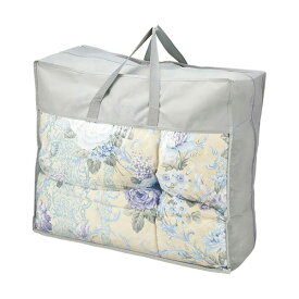 【送料無料】花浪漫 羽根ふとんバッグ入り L9046579