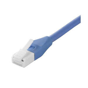 �y���������z�o�b�t�@���[�c���̐܂�Ȃ�LAN�P�[�u�� �J�e�S���[6a �X�g���[�g �X�^���_�[�h �u���[ 10m BSLS6ANU100BL 1�{