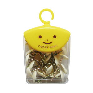 (まとめ)ミツヤ ツレテッテ カーペットピン 白TM-2-WH 1セット(100本:20本×5ケース)【×5セット】