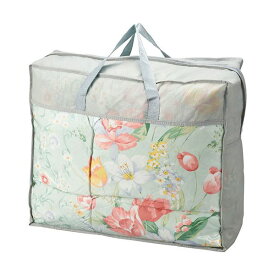 【送料無料】花浪漫 羽根ふとんバッグ入り L9046590