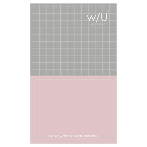 �y���������z(�܂Ƃ�) w/U �m�[�g�t� �X���� �~�b�N�X/�s���N×�u���b�N WU-FSTN-M-PD �y×10�Z�b�g�z