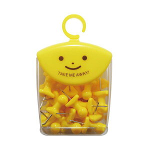 (まとめ)ミツヤ ツレテッテ インテリアピンパステルイエロー TM-5-PY 1セット(100本:20本×5ケース)【×5セット】