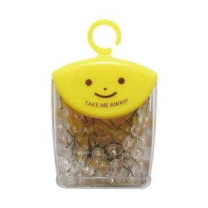 (まとめ)ミツヤ ツレテッテ マップピン頭径Φ6mm 針長10mm 透明 TM-8-T 1セット(350本:70本×5ケース)【×5セット】