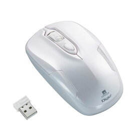 【送料無料】Digio デジオ 無線静音3ボタンIRLEDマウス ホワイト MUS-RIT126W AV・デジモノ パソコン・周辺機器 マウス・マウスパッド レビュー投稿で次回使える2000円クーポン全員にプレゼント