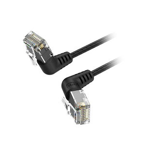 �y���������z�y5�{�Z�b�g�z VENTION Cat.6a LAN�P�[�u�� UTP ���p�R�l�N�^ 360°�X�C���O�^�C�v �u���b�N 2m �u���b�N IB-9828X5