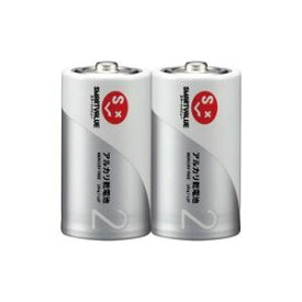 【送料無料】（まとめ）ジョインテックス アルカリ乾電池 単2×2本 N122J-2P【×10セット】 家電 電池・充電池 レビュー投稿で次回使える2000円クーポン全員にプレゼント
