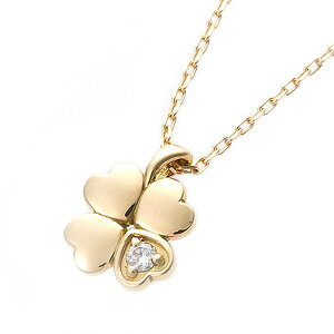 �y���������z�_�C�������h �l�b�N���X �ꗱ 0.014ct K18 �C�G���[�S�[���h �l�t �N���[�o�[���`�[�t �y���_���g �ӕʃJ�[�h�t��