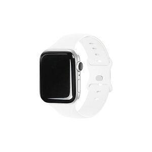 EGARDEN SILICONE BAND for Apple Watch 41/40/38mm Apple Watch�p�o���h �z���C�g EGD21776AWWH