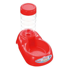 【送料無料】（まとめ）PETIO ディッシュ給水器付き レッド【×3セット】 (犬猫用品/食器) ホビー・エトセトラ ペット その他のペット レビュー投稿で次回使える2000円クーポン全員にプレゼント