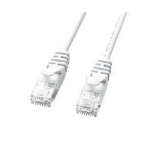 �y���������z�T�����T�v���C�J�e�S��6�����ɍ�LAN�P�[�u�� �z���C�g 5m LA-SL6-05W 1�{