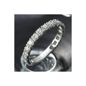 【送料無料】プラチナPt900 ダイヤリング 指輪 1ctエタニティリング 8号 (鑑別書付き） ファッション リング・指輪 天然石 ダイヤモンド レビュー投稿で次回使える2000円クーポン全員にプレゼント