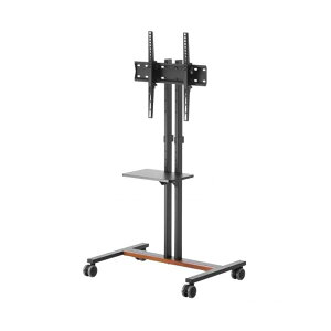 【送料無料】サンワサプライロータイプディスプレイスタンド 32~55型 ブラック CR-PL60BK 1台