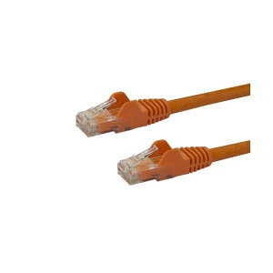 �y���������zStarTech.com �J�e�S��6 LAN�P�[�u�� RJ45���[���h�R�l�N�^ 10m �I�����W N6PATC10MOR1�{