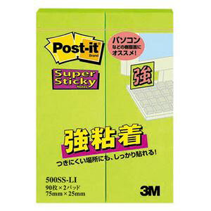 i܂Ƃ߁j 3M |XgCbg Sӂ 75×25mm C 500SS-LI 1pbNi2j y×20Zbgz