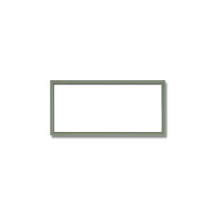 【送料無料】〔 長方形額 〕 木製額 カラー長方形額 300×150mm グリーン 縦横兼用額 カラー4色展開 額 額縁 フレーム