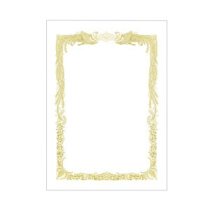 【送料無料】(まとめ) TANOSEE 賞状用紙 白 A4 ヨコ書用 業務用パック 1ケース(100枚) 【×2セット】