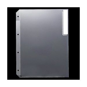 【送料無料】(まとめ) G-Aim クリアホルダー 見出し付 A4タテ 4穴 クリア YG-40-M 1パック(10枚) 【×5セット】