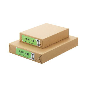 (まとめ) TANOSEE エコボール紙 A3 450g/m2 1パック(100枚) 【×2セット】