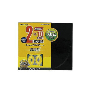(܂Ƃ)GR Blu-ray/DVD/CDP[X(X/PS/2[) CCD-JSCSW10CBKy×10Zbgz