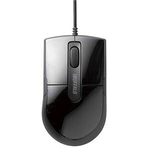 �y���������z(�܂Ƃ�) �o�b�t�@���[ �L��BlueLED�}�E�X �É� 3�{�^�� S�T�C�Y �u���b�N BSMBU26SSBK 1�� �y×3�Z�b�g�z