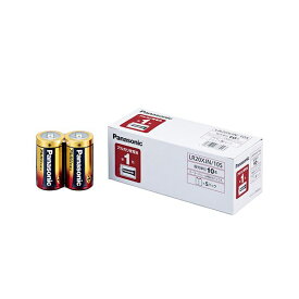 【送料無料】（まとめ） パナソニック アルカリ乾電池 単1形 LR20XJN/10S 1パック（10本） 【×2セット】 家電 電池・充電池 レビュー投稿で次回使える2000円クーポン全員にプレゼント