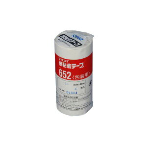 (まとめ) セキスイ 紙粘着テープ K652X04 6巻入 【×10セット】