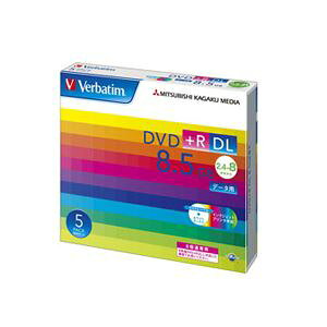 �y���������z(�܂Ƃ�) �o�[�x�C�^�� �f�[�^�pDVD+R DL 8.5GB 8�{�� ���C�h�v�����^�[�u�� 5mm�X�����P�[�X DTR85HP5V1 1�p�b�N(5��) �y×3�Z�b�g�z