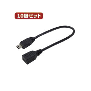 �y���������z�ϊ����l 10�Z�b�g USBmini�����P�[�u��20�i�t�������j USBM5�^CA20FX10