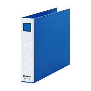 【送料無料】(まとめ) キングジム レバーリングファイルA5ヨコ 2穴 250枚収容 背幅33mm 青 6642アオ 1冊 【×30セット】