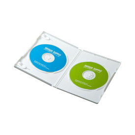 【送料無料】サンワサプライ DVDトールケース(2枚収納・10枚セット・ホワイト) DVD-TN2-10WN AV・デジモノ パソコン・周辺機器 DVDケース・CDケース・Blu-rayケース レビュー投稿で次回使える2000円クーポン全員にプレゼント