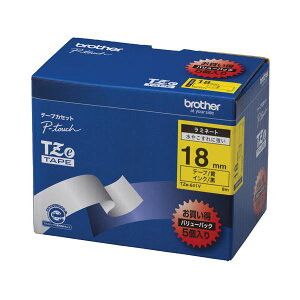 �y���������z(�܂Ƃ߁j�u���U�[ BROTHER �s�[�^�b�` TZe�e�[�v ���~�l�[�g�e�[�v 18mm ��/������ �Ɩ��p�p�b�N TZE-641V 1�p�b�N(5��)�y×3�Z�b�g�z