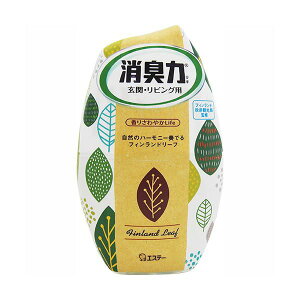(まとめ)エステー お部屋の消臭力 フィンランドリーフ 400ml 1セット(3個) 【×3セット】
