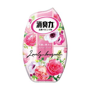 (まとめ)エステー お部屋の消臭力 ラブリーブーケ 400ml 1セット(3個) 【×3セット】