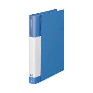 【送料無料】（まとめ）TANOSEE 30穴バインダー（PP表紙） A4タテ 80枚収容 背幅36mm ブルー 1セット（10冊） 【×3セット】 生活用品・インテリア・雑貨 文具・オフィス用品 ファイル・バインダ