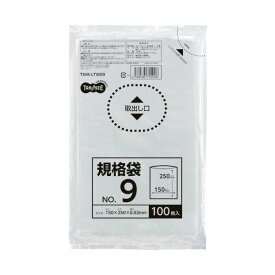 【送料無料】(まとめ) TANOSEE 規格袋 9号0.02×150×250mm 1セット（1000枚：100枚×10パック） 【×10セット】 生活用品・インテリア・雑貨 文具・オフィス用品 袋類 その他の袋類 レビュー投稿で次回使える2000円クーポン全員にプレゼント