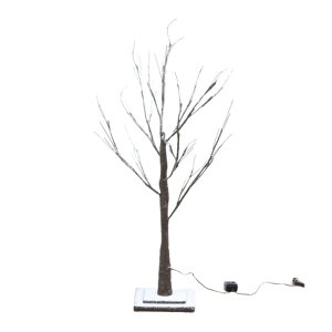 【送料無料】植物型 オブジェ 置物 約幅70×奥行70×高さ90cm ブラウン LEDスノーツリー インテリア雑貨 リビング 卓上 窓際 玄関 店舗 お店