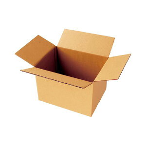 (まとめ)TANOSEE 無地ダンボール箱 PC用紙対応(M)サイズ 高さ290mm 1パック(10枚) 【×3セット】