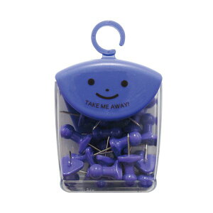 (まとめ)ミツヤ ツレテッテ インテリアピンパステルバイオレット TM-5-PV 1セット(100本:20本×5ケース)【×3セット】